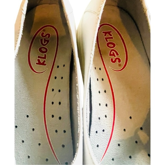 Klogs White Leather Slip-On Shoes size 9 - Picture 9 of 15
